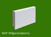 Listwa przypodłogowa MDF biała lakierowana - 80 x 16 R5 PLUS - wilgocioodporna